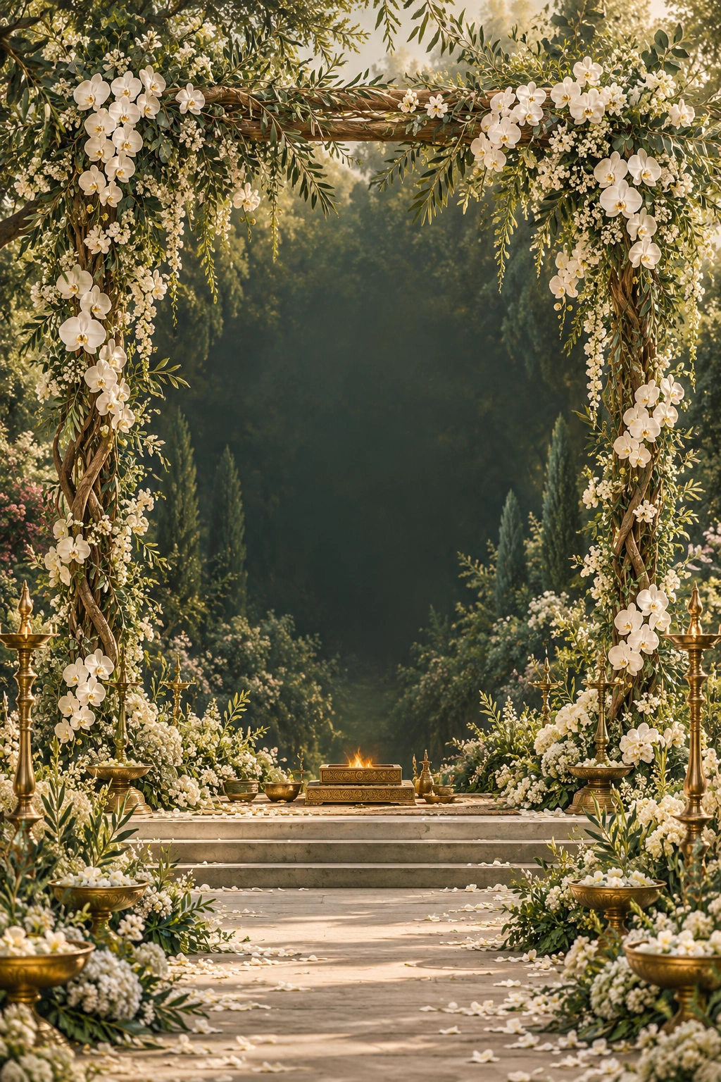 Botanical Forever invitation artwork